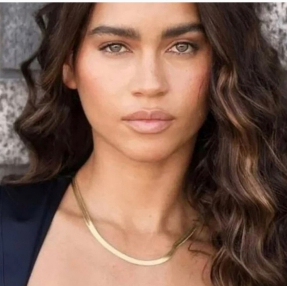 Jennifer Zeuner Hamilton Necklace. 14K Gold Plated.‎